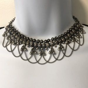 Elaborate boho choker necklace